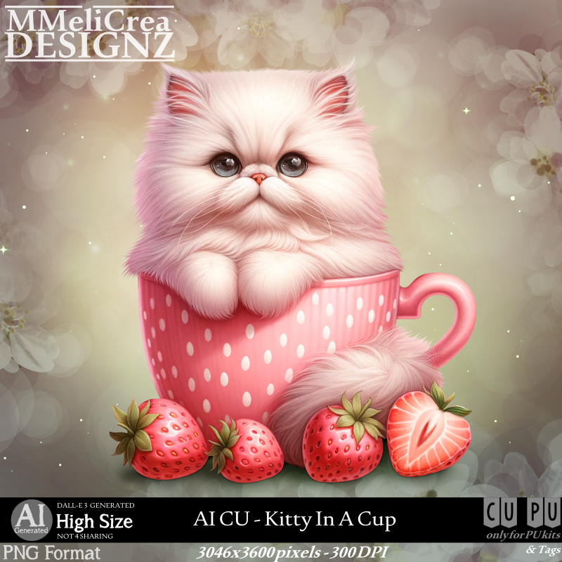 AI - CU Kitty In A Cup (CU4PU/PNG)